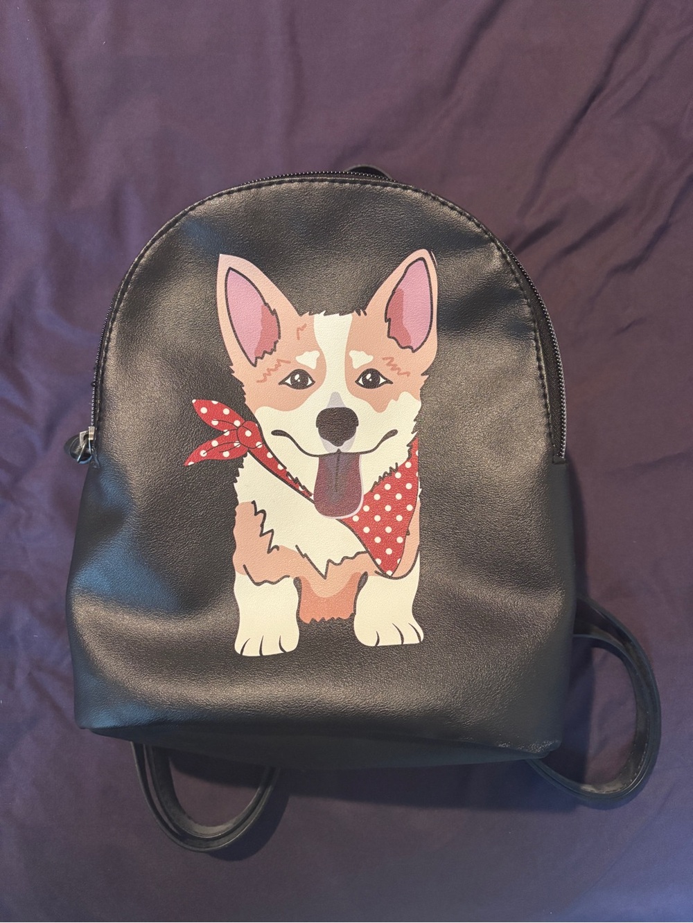 Black Corgi Backpack